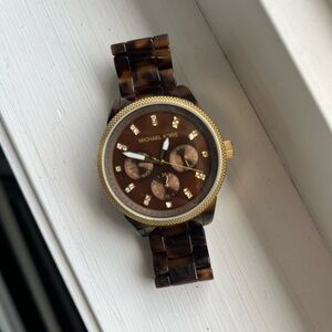 Michael Kors Tortoise Shell Coloured Watch